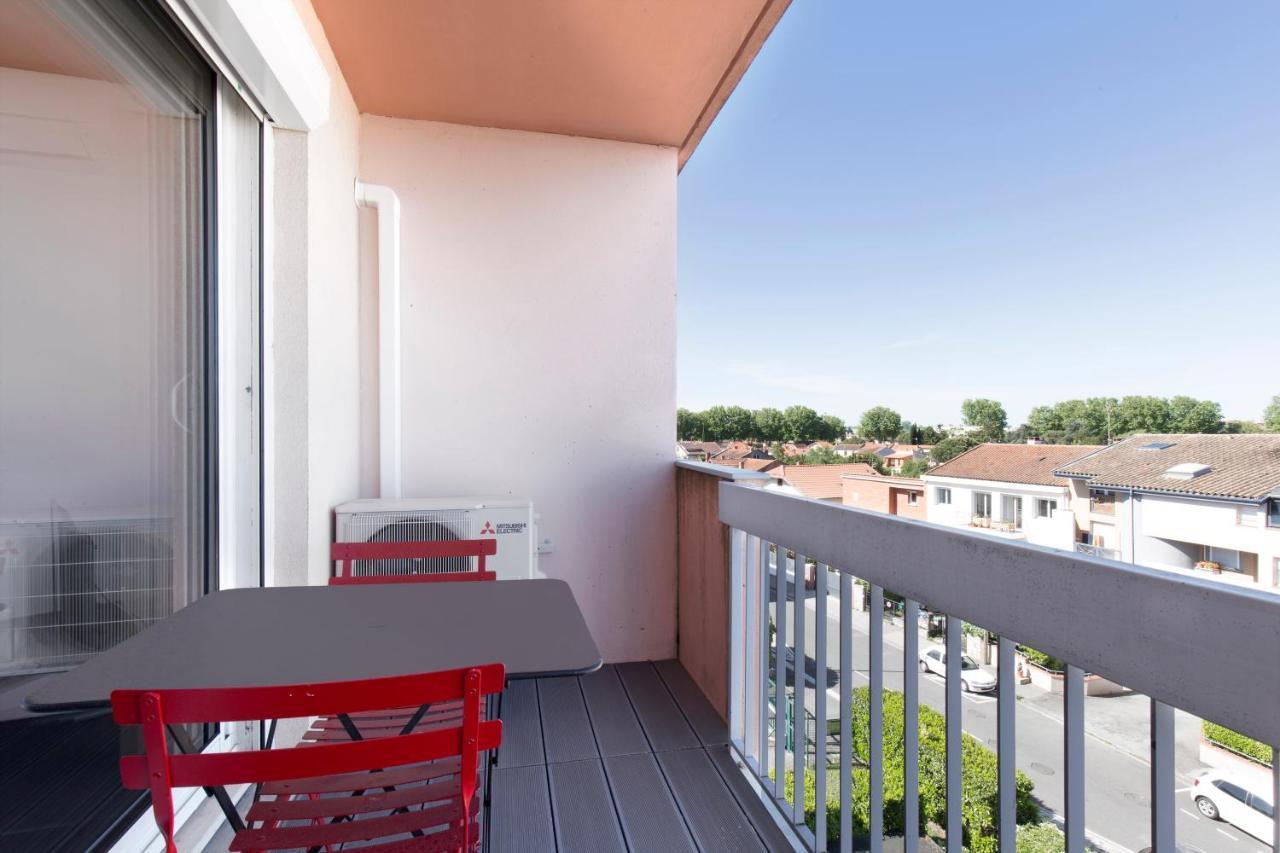 טולוז Appartement Cosy Tout Confort - Climatisation, Balcon, Wifi - Proche Airbus, Purpan, Aeroport, Stade Ernest Wallon מראה חיצוני תמונה
